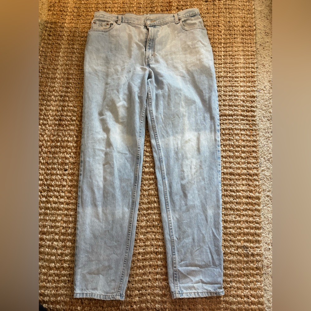 Levi's Light Blue Tapered Denim Jeans